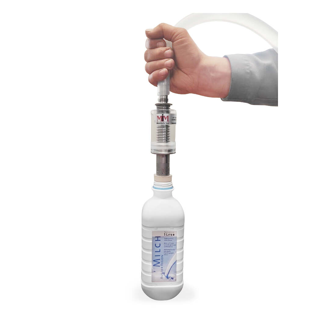 Handabfüllgerät für Milchflaschen